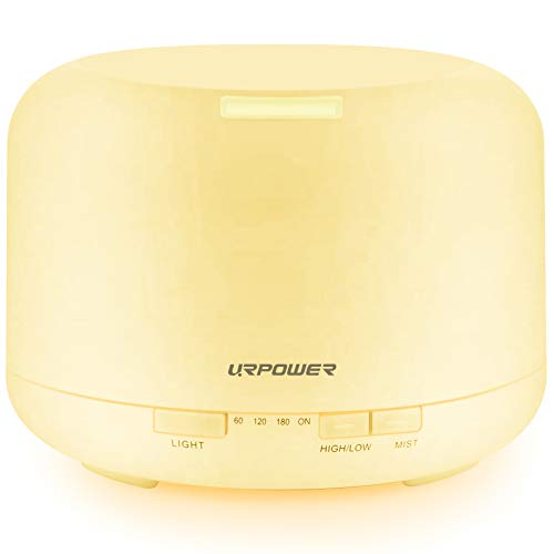 URPOWER 500ML Essential Oil Diffuser Humidifiers Ultrasonic Aromatherapy Diffusers with Adjustable Mist Mode/4