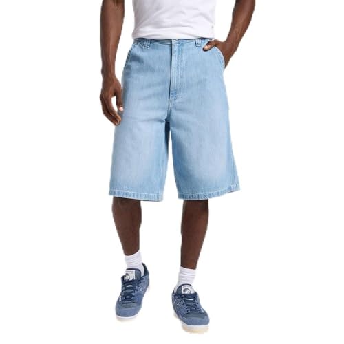 Lee Carpenter Skater Short Pantalones Cortos Denim, Nichols, 28W Hombres