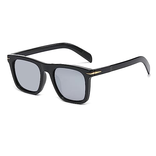 Lunettes anti-lumière bleue et soleil polygone en métal pour homme et femme 2025