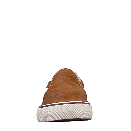 Lugz Women's Clipper Lx Fleece Sneaker, Cashew/Brown/Natural, 9.5 #TOP4