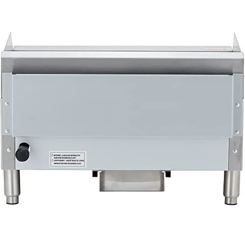Iron Range Company Irmg-24 24" X 21" Countertop Commercial Gas Commercial Griddle With Manual Control And Two Burners, 60,000 Btu, Etl Listed #TOP4