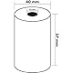 50 EC-Cash Thermorollen 57 x 40 x 12 für EC-Geräte mit Thermodrucker, Thermopapier EC-Cash Bonrolle, Bisphenol-A frei Ø40 mm