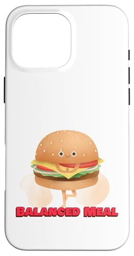 Funny Fast Food Balanced Meal Foodie �X�}�z�P�[�X iPhone 16 Pro Max �p