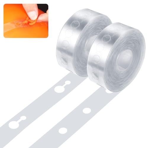 BOUMVID 5 m x 2 rolos grinalda de balões, fitas para arco de balão, festa tiras de decoração de balão, fita de tira decorativa, para casamento, suprimentos de decoração para festas