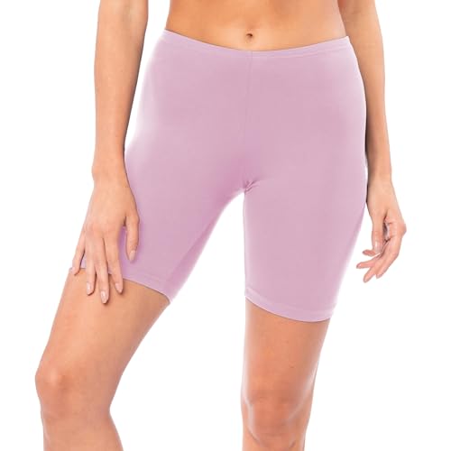 Image of Sexy Basics Women's Cotton Stretch Active Slip Shorts | 3 Pack & 6 Pack Boy Short Boxer Briefs