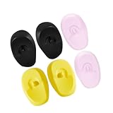 [SOESFOUFU] 3組 染髪用耳カバー 耳保護カバー 防染料 水 騒音対策 軽量耐久性