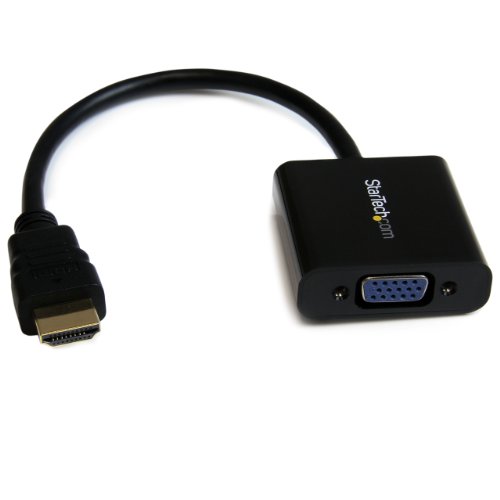 Image of StarTech.com HDMI to VGA Adapter Converter for Desktop PC/Laptop/Ultrabook - 1920x1080 - HDMI to VGA HD15 Monitor M/F