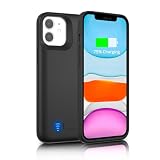 SlaBao Battery Case for iPhone 8 Plus/7 plus/6s Plus/6 Plus, 5000mAh Charging Case with Kickstand Portable Extend Battery Charger Cover for 5.5' iPhone 8 Plus -Black