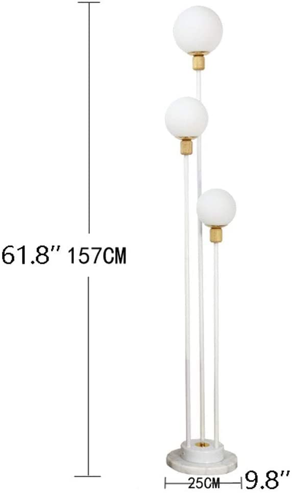 Lámpara de pie de protección ocular LED, luz vertical minimalista de estilo nórdico 2