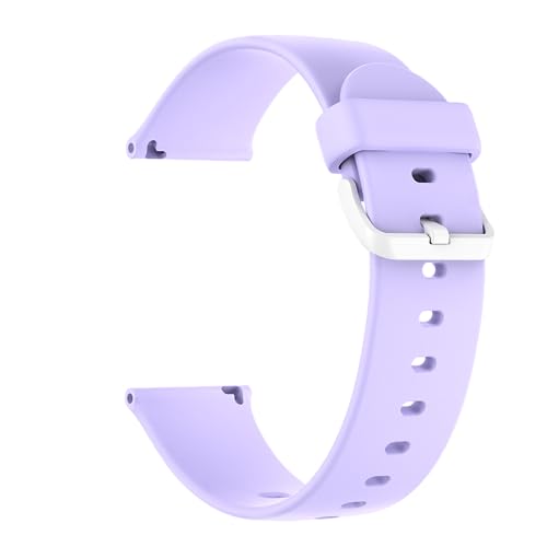 YOUSOKU 1 Pack Kids Smart Watch Band Replacement, Breathable Soft Silicone Sport Wrist Strap Compatible Kids Smart Watch for Boys Girls (Purple)