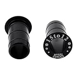 SM SunniMix 2Pcs Aluminum Alloy Road Bike Bicycle Fork Barrel Shaft Side Cover Convert 15mm to 12mm