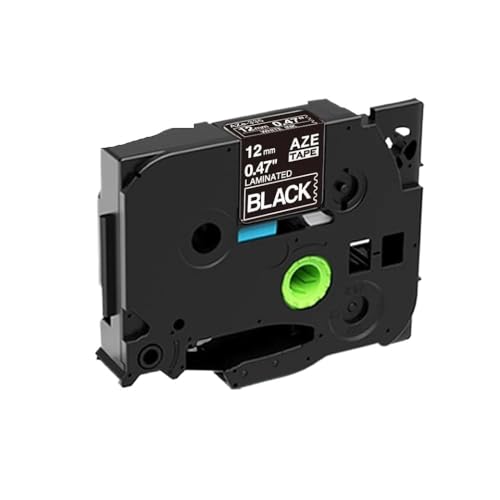 12mm 1-10pkF̃xe[vTZE231 131 631 431 335px[J[fPT-D600 PTH110 PTP710BT(1PK White on Black)