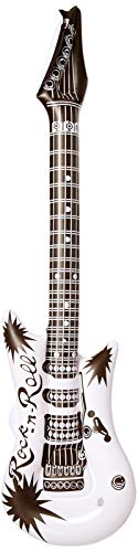 Rhode Island Novelty 42-Inch Black and White Guitar Inflate