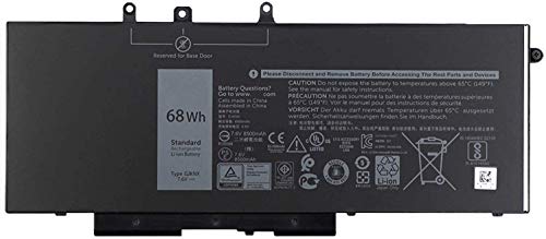 Batterymarket GJKNX Replacement Laptop Battery Compatible with Dell Precision 15 3520 Latitude E5580 E5480 E5280 E5490 E5590 Series GD1JP 0GD1JP (7.6V 68WH)
