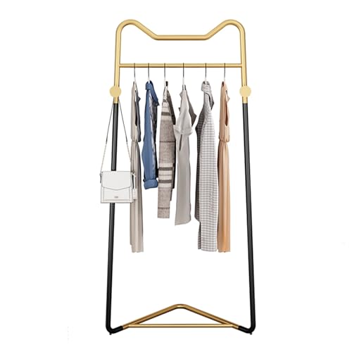 Porte-vêtements d'entrée doré pour organiser vos écharpes et chapeaux