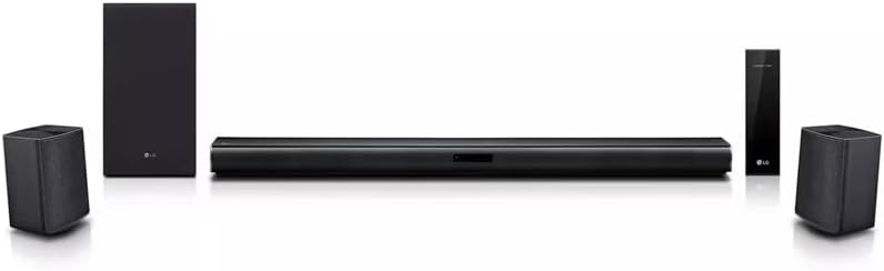 LG 4.1 Channel Soundbar with Surround Sound Speakers - SNC4R