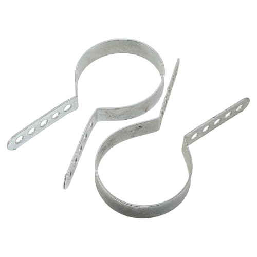 Soporte silenciador motocicleta OUNONA resistente a la intemperie clip de escape 2 piezas
