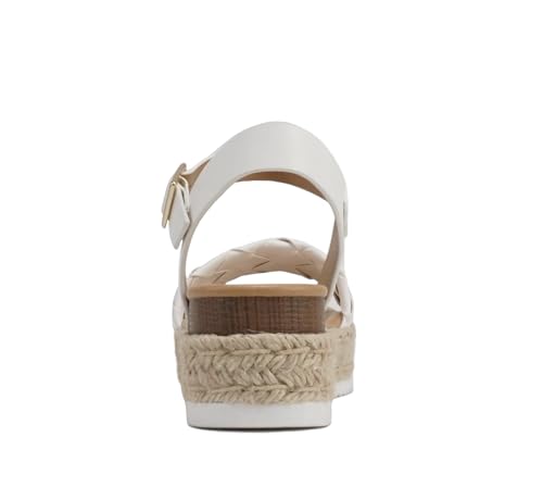 Image of Soda CLIP ~ Women Open Toe Ankle Strap Platform Espadrille Sandal