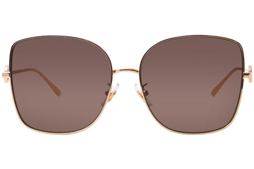Tory Burch Sunglasses TY 6106 D 334373 Shiny Gold/Dark Brown Polyamide Standar, 60/16/1452