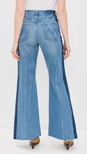 MOTHER Women's The Tux Sidestepper Sneak Fray Jeans3