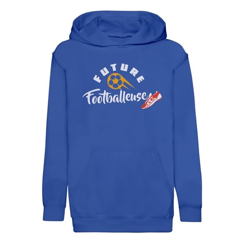 Sweat à capuche enfant future footballeuse pour le sport et entraînement de foot
