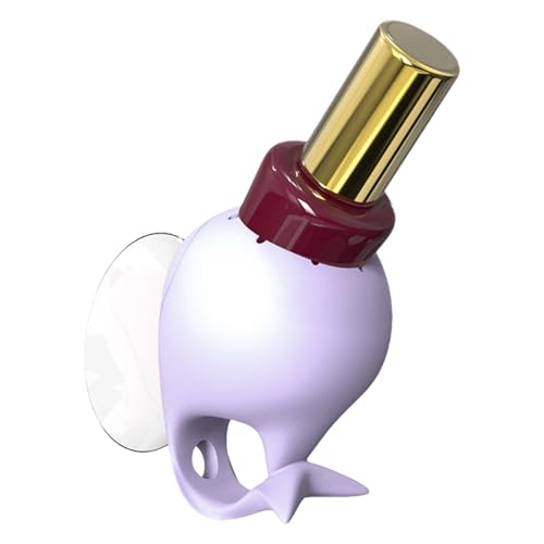 Soporte para botellas de esmalte de uñas de silicona antiderrames 7
