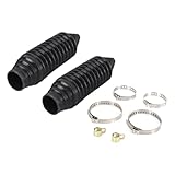 Alide 2 Stück/Set Lenkmanschetten-Set, Faltenbalg-Kit Mit 4 Verriegelungsklemmen Und 4 Kabelbindern, Professionelles Autozubehör