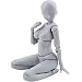 ZHYX Action Man Figure Model 2.0 Body Kun Doll PVC Body-Chan Maschio Femmina Action Figure DX Set con Gesti Giocattolo Kit Cellulare per Disegnare Schizzi Pittura