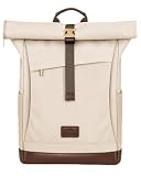 MATEIN HER Rolltop Rucksack Damen Groß, Rucksack Damen Wasserdicht, 18-22L