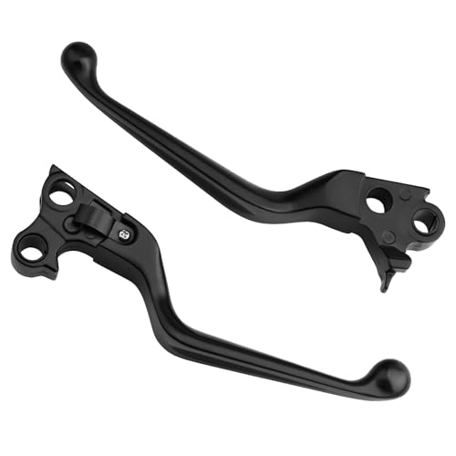 Black Brake Clutch Lever for Harley Davidson 96-03 Sportster 883 1200/96-07 Road King/96-10 Dyna Wide Glide Low Rider/99-09 Night Train/96-10 Fat Boy/Softail 96-14/Street Bob 06-10#OEM 43040