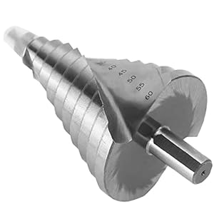 Spiraal stap boor 6-60 mm hoge snelheid staal spiraal groef stap boor, mooie spiraal groef stap boor