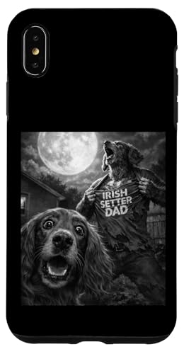 Irish Setter Dad �ʔ��� ���B���e�[�W �z���[ �O���t�B�b�N �����Y ���B�� �X�}�z�P�[�X iPhone XS Max �p