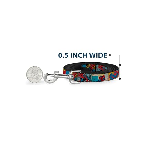 Correa de perro Spider-Man Buckle-Down resistente de 6x1.5 5