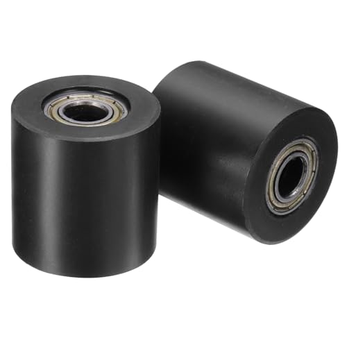 Rodamientos silenciosos en ruedas de rodillo POM de 28mm para guía plana