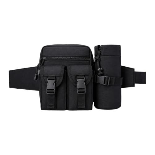 Riñonera running impermeable de 16x19x9 cm con cremallera segura para entrenamientos