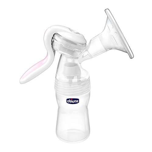 Bomba Tira Leite Step Up Manual, Chicco, Branco, Rosa E Transparente, Depende do tamanho d