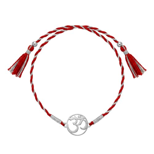 Image of GIVA 925 Silver Shree Om Rakhi| Raksha Bandhan Rakhi for Mens | Gift for mens | With Certificate of Authenticity and 925 Stamp