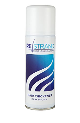 RESTRAND Instant Hair Thickening Spray & Hair Loss Concealer. Thicker, Fuller Hair In Seconds! (Dark Brown)