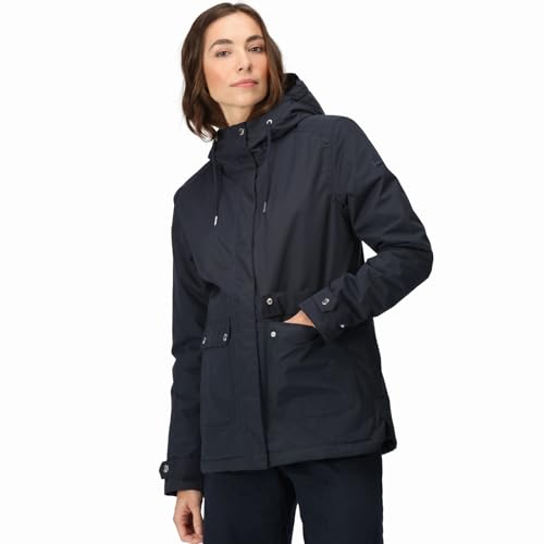 Regatta Womens Broadia Waterproof Jacket Coat - Navy - 4