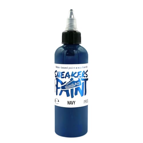 SneakArts Pintura para Cuero y Textil - 100ml (Azul Navy)