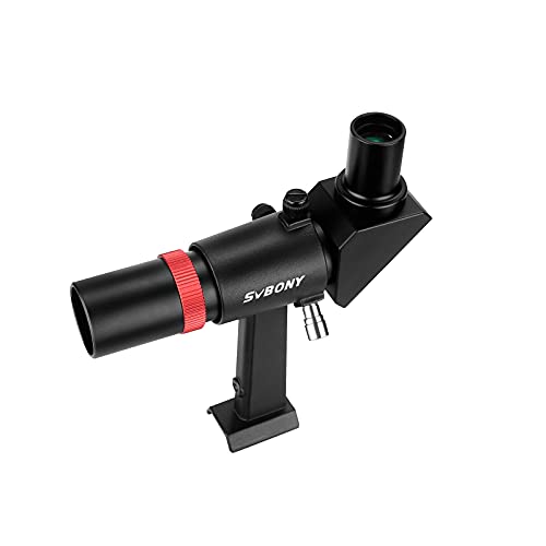 Svbony Sv182 Finderscope, Right-Angle Correct-Image Optical Finder, 6X30 Finder Scope For Astronomy Telescope, With Crosshair And Bracket #TOP6