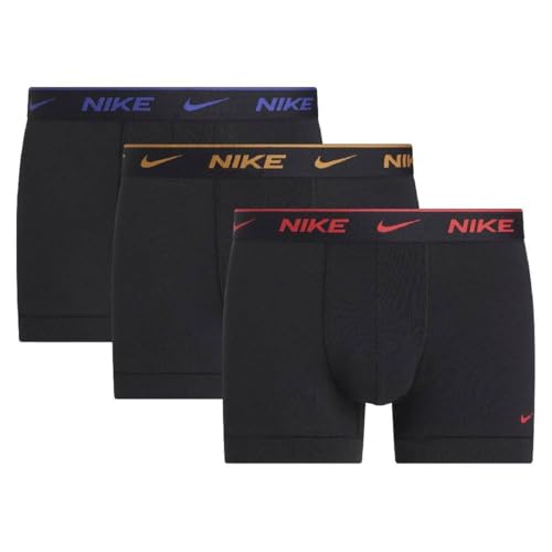Nike calzoncillos tipo bóxer Everyday de algodón premium con costuras planas