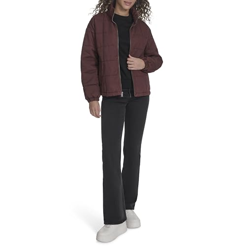 Levi's Women's Box Quilted Cotton Jacket in Tawny Port – Your New Go-To for Cozy Style! - Image 2