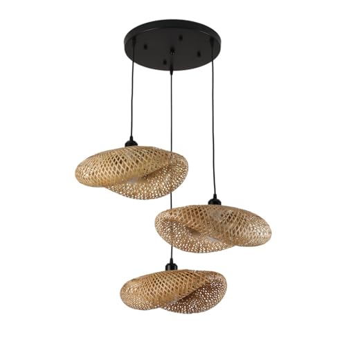 Lustres rotin E27 réglables pour corriger le manque de lumière - 3