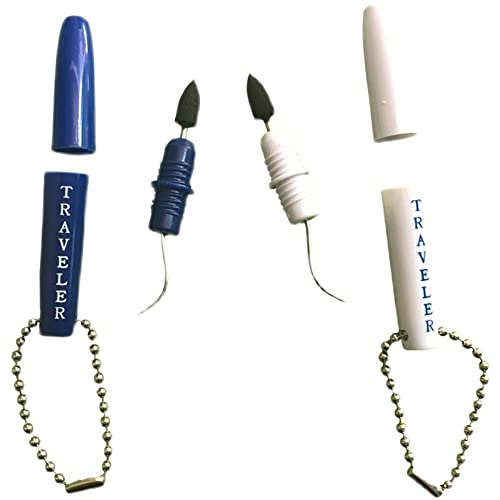 Dental travel tools Portable Double Travel Stain Plaque Remover &amp; Dental Pick kit 2 Sets