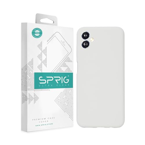 Image of SPRIG Compatible with Samsung Galaxy F14 5G Premium SilkTone Back Cover Drop Tested Shock Proof Mobile Case for Men, Women, Boys and Girls with Camera Protection (White)