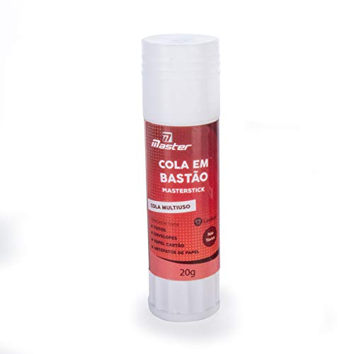 Cola Bastão Pva Masterstick 20G Embalagem Com 12 Unidades