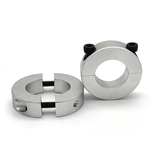 Aluminum Alloy Clamping Ring with Screws - 13-30mm ID Fixed Locking Limit Ring for Machinery and Industrial Use 1pcs(15mm)