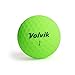 Volvik T2 Ionomer Polymer Low Side Spin Matte Finished Long Distance Balls 2-Pieces, 1 Dozen (Multicolor)