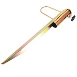 BinZyronic ビーチパラソルホルダー プレミアムスチール製 – 砂地に固定 直角設計で安定 屋外キャンプや海用